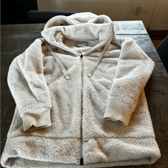 Athleta Tugga Long Sherpa Jack // Ivory - Picture 3 of 7